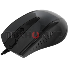 Мышь проводная A4Tech N-500FS черный, 1200 dpi, USB, кнопки - 4