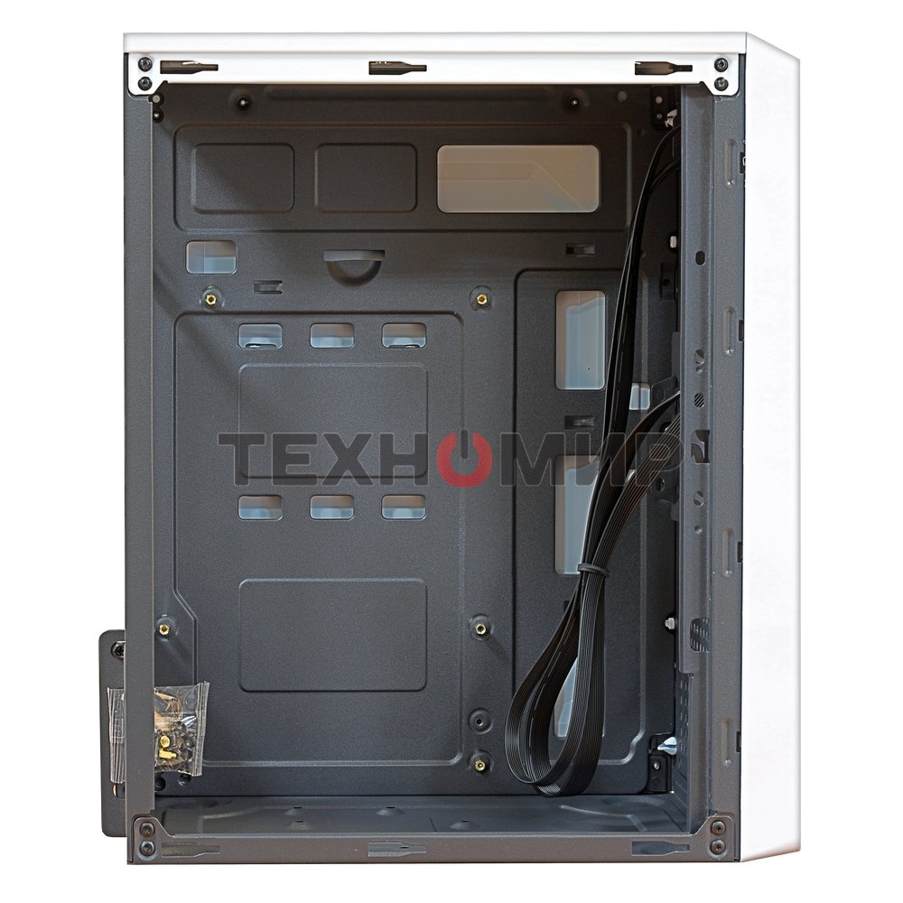 Компьютерный корпус MiniTower Ginzzu B185 White mATX,2xUSB 2.0, белый,w/o PSU, w/o fan (Ginzzu B185)