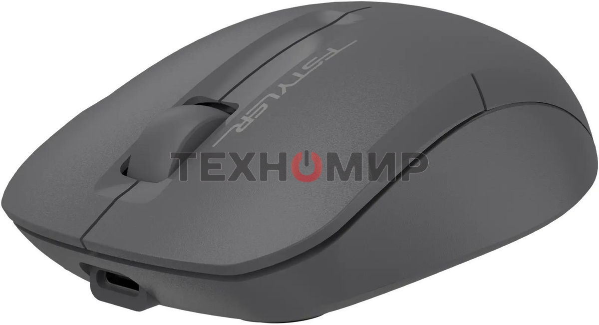 Мышь беспроводная A4Tech Fstyler FG15CS Air2 серый, 1200 dpi, радиоканал, USB, кнопки - 3