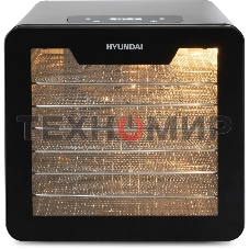 Сушка для фруктов и овощей Hyundai HYFD-8802 14под. 600Вт серебристый
