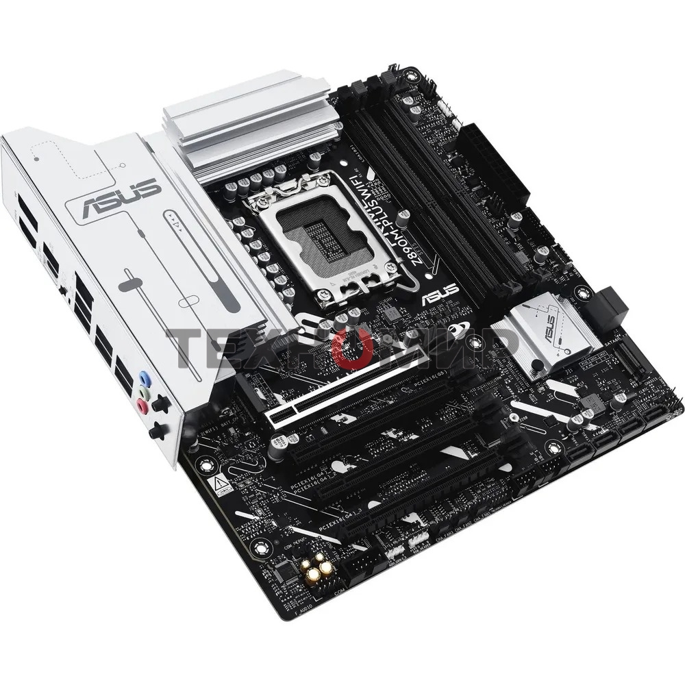 Материнская плата ASUS PRIME Z890M-PLUS WIFI, LGA 1851, Intel Z890, 4xDDR5, 6xSATA, 3xM.2, 1xPCIe 5.0 x16, 1xPCIe 4.0 x4, 2xPCIe 4.0 x1, 1xHDMI, 1xDP, 1x2.5Gb LAN, 2xUSB-A 2.0, 4xUSB-A 3.2 Gen 1, 1xUSB-A 3.2 Gen 2, 1xUSB-C 3.2 Gen 2x2, 3x3.5 мм, 7.1, mATX
