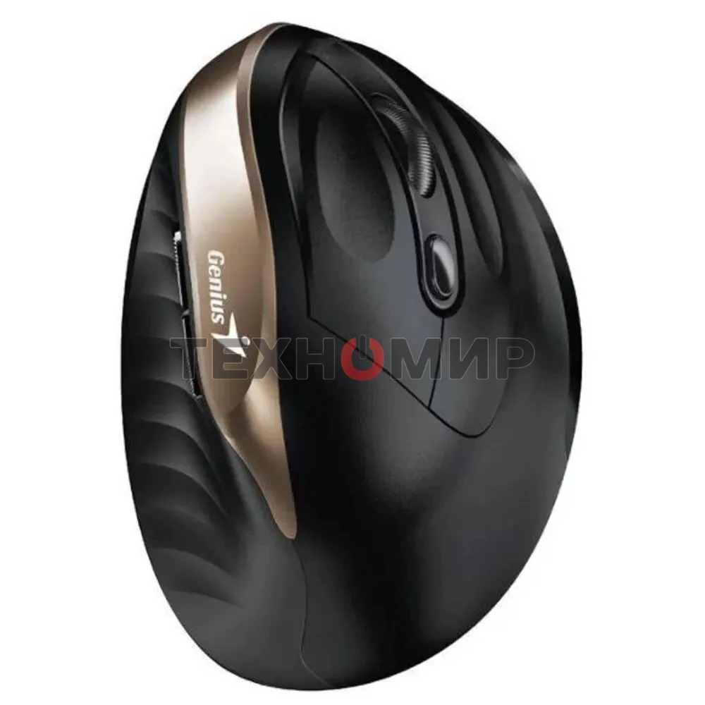 Мышь беспроводная Genius Ergo 8250S черный, 1600 dpi, радиоканал, USB, кнопки - 6
