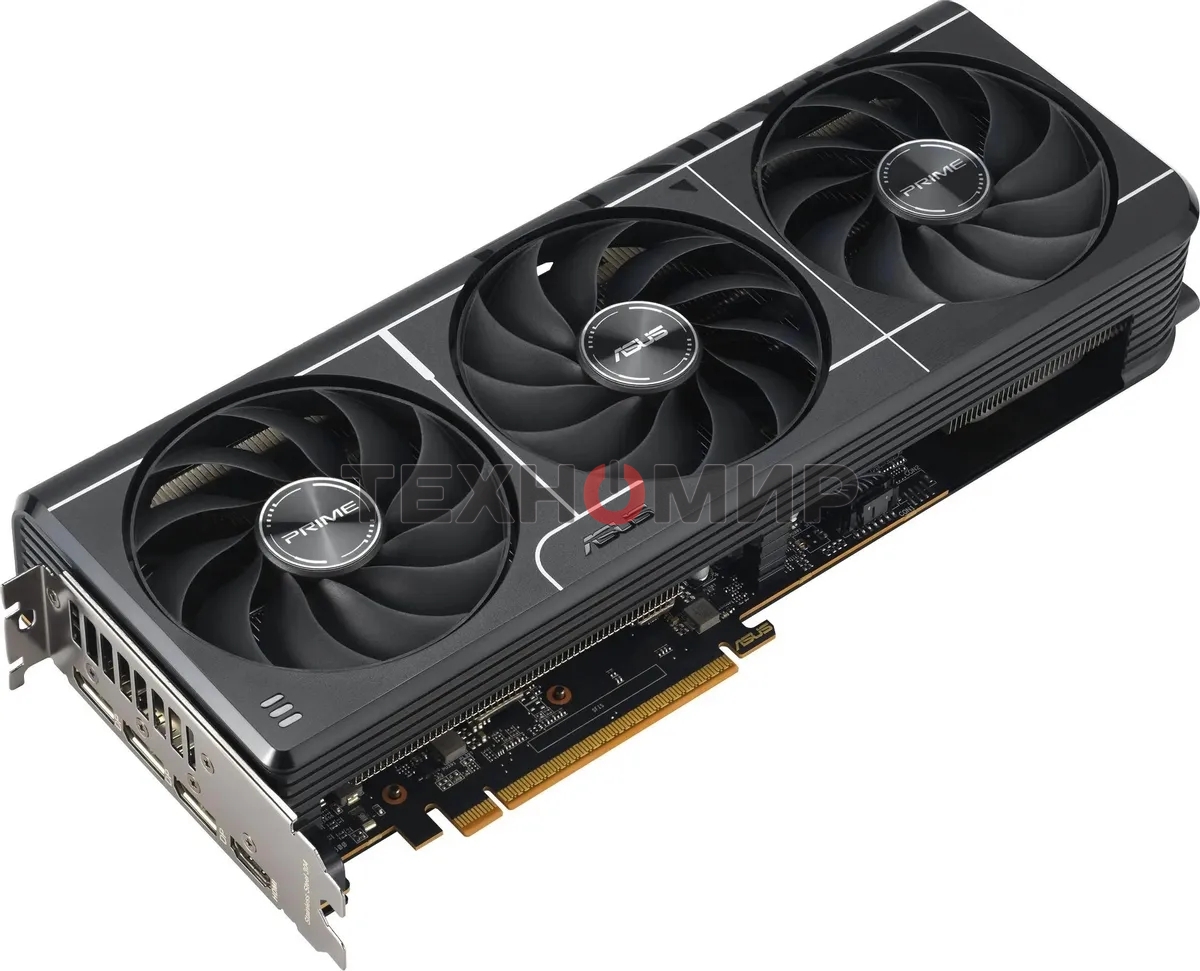 Видеокарта Asus PCI-E 5.0 PRIME-RX9070-O16G-EVO AMD Radeon RX 9070 16Gb 256bit GDDR6 2120/20000 HDMIx1 DPx3 HDCP Ret
