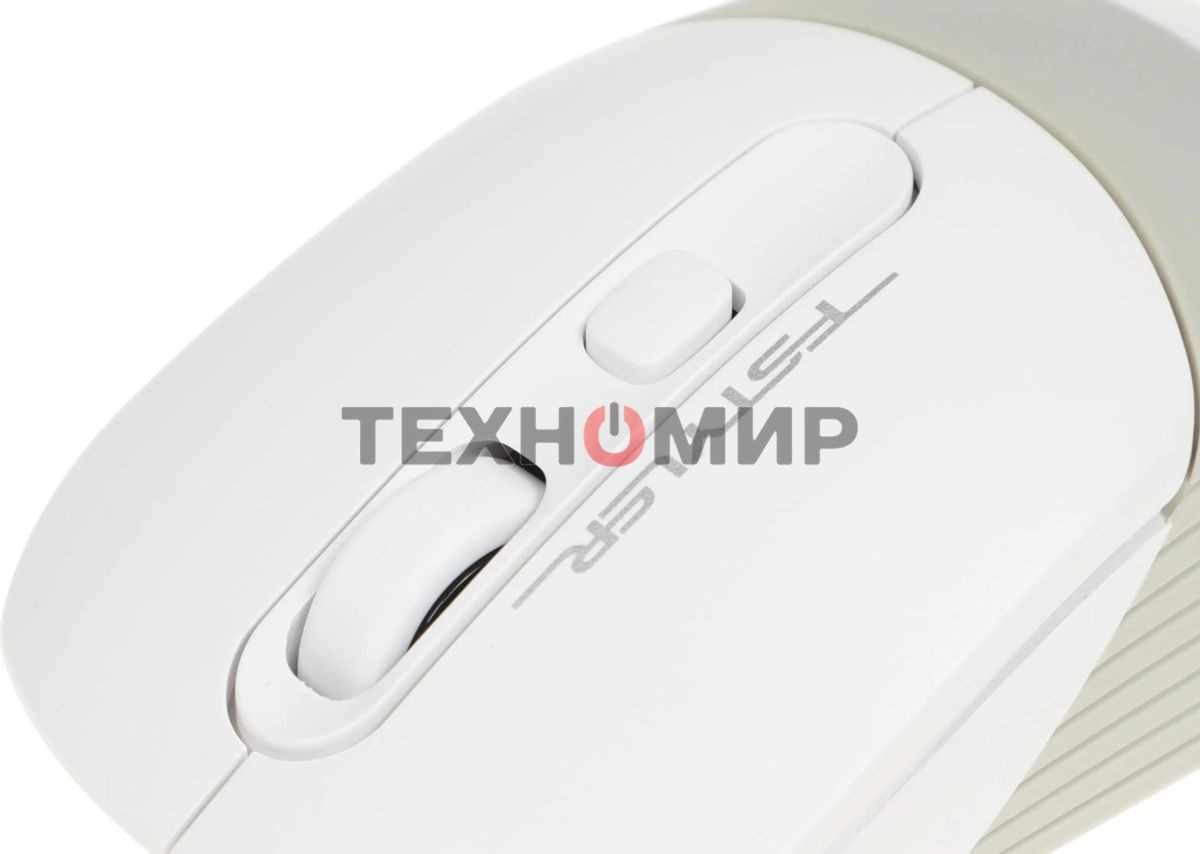 Мышь проводная A4Tech Fstyler FM10 белый/серый, 1600 dpi, USB, кнопки - 4