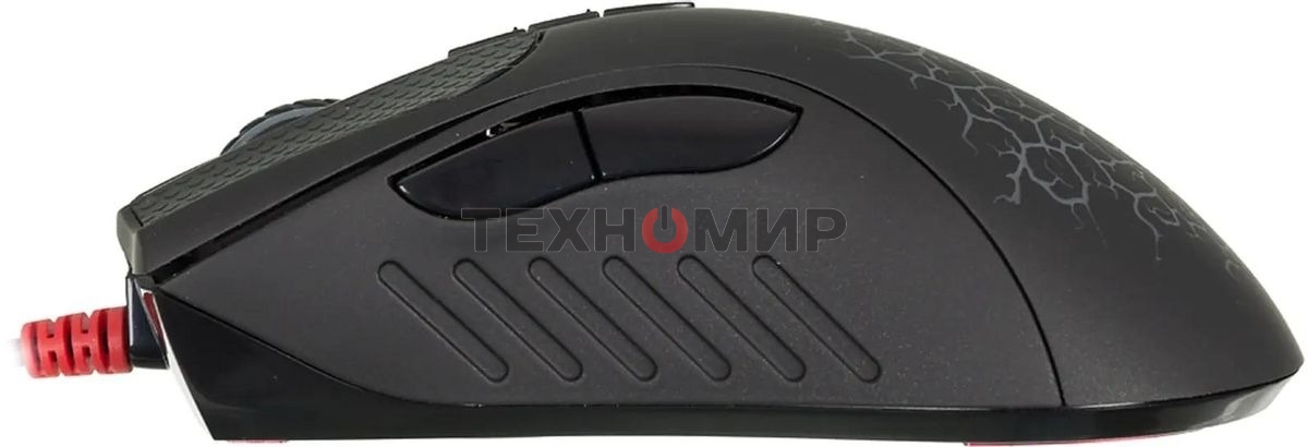 Мышь проводная A4Tech Bloody A90 черный, 6200 dpi, USB, кнопки - 8