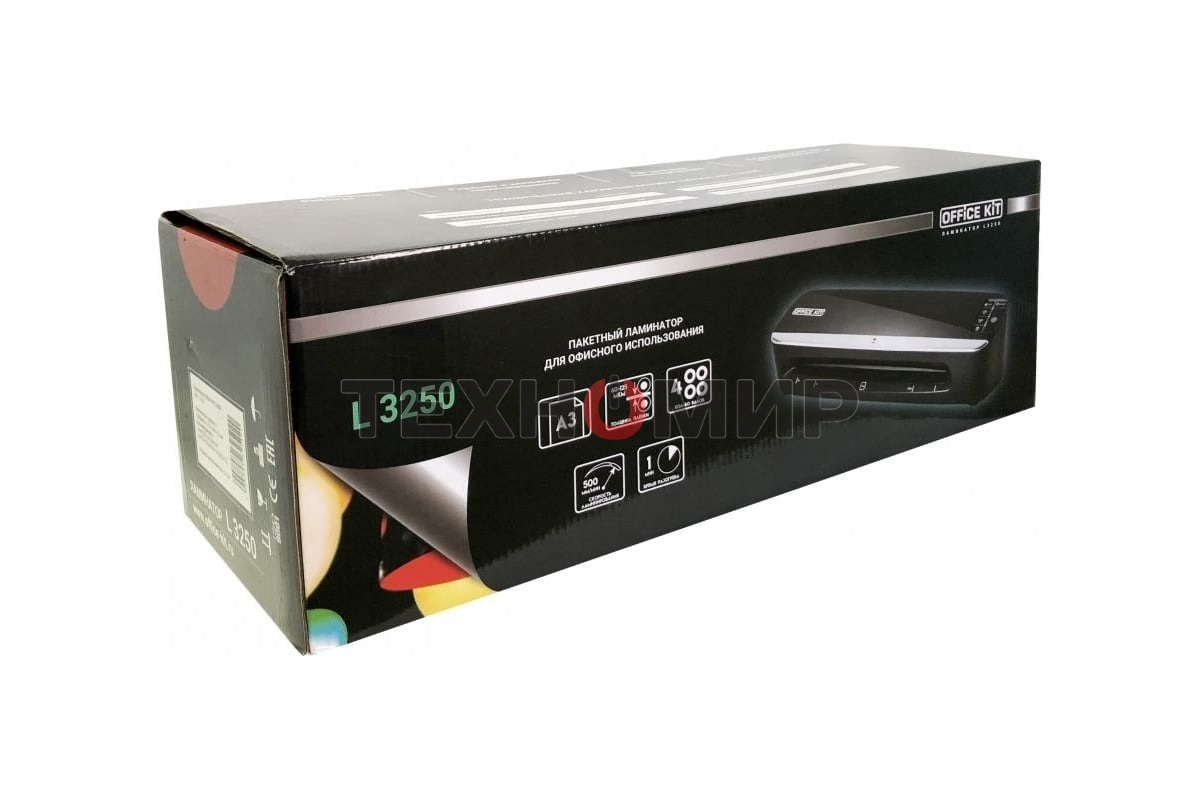 Ламинатор Office Kit L3250, 4 вала, A3, 125мкм, 500 мм/мин