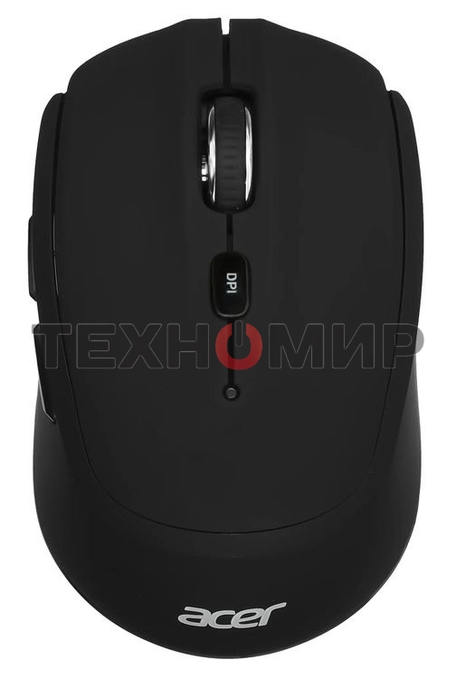 Мышь беспроводная Acer OMR040 черный, 1600 dpi, радиоканал, USB, кнопки - 6