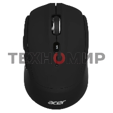Мышь беспроводная Acer OMR040 черный, 1600 dpi, радиоканал, USB, кнопки - 6