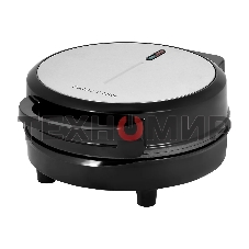 Вафельница Galaxy Line GL 2987, черный с серебристым, с несъемными пластинами, 1200 Вт