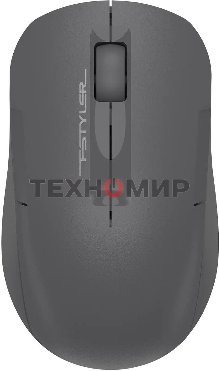 Мышь беспроводная A4Tech Fstyler FG15CS Air2 серый, 1200 dpi, радиоканал, USB, кнопки - 3
