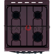 Плита газовая Flama RG 24019 B коричневый, конфорок 4 шт, духовка 50 л, 50 см x 85 см x 60 см