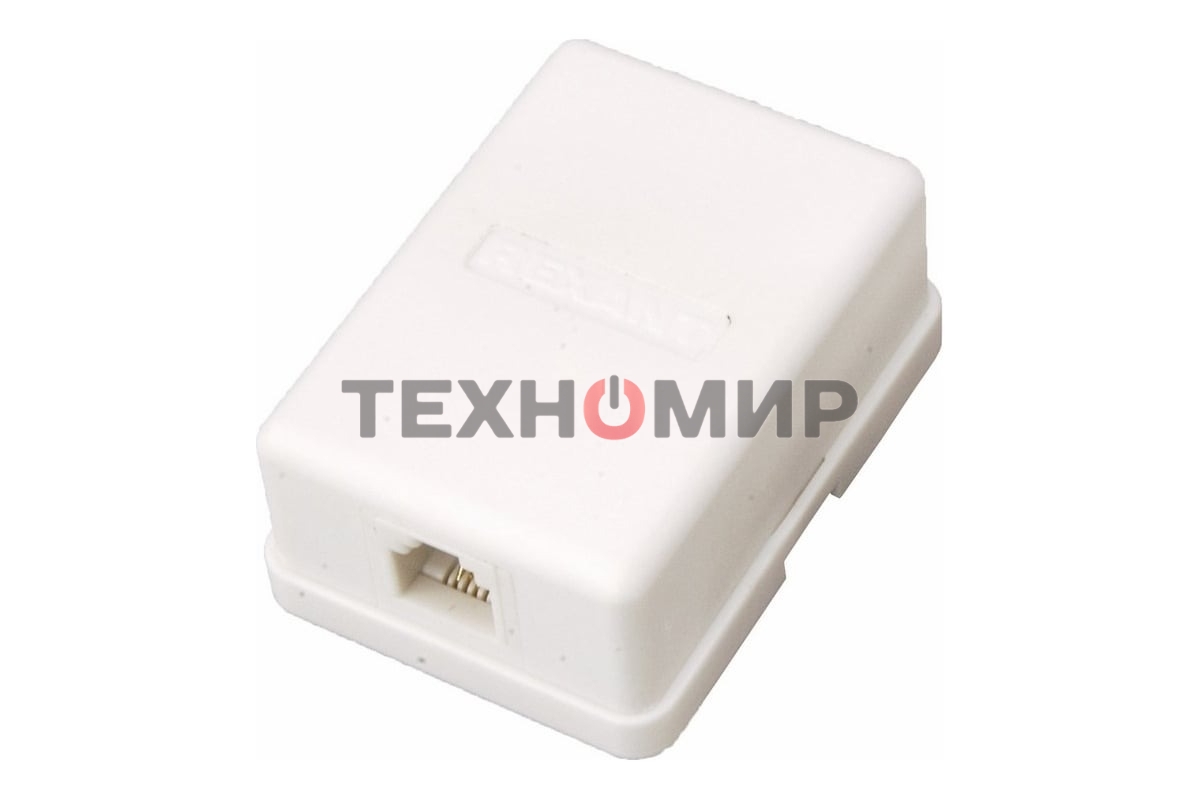 Розетка телефонная 1-м Proconnect RJ11 6P2C 03-0001-4