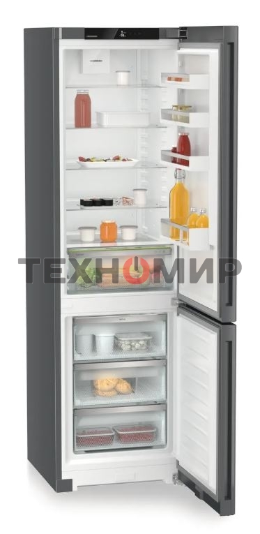 Холодильники Liebherr CNdgc 5703-20 001 Pure темно-серый двухкамерный 266/94л морозилка снизу, No Frost