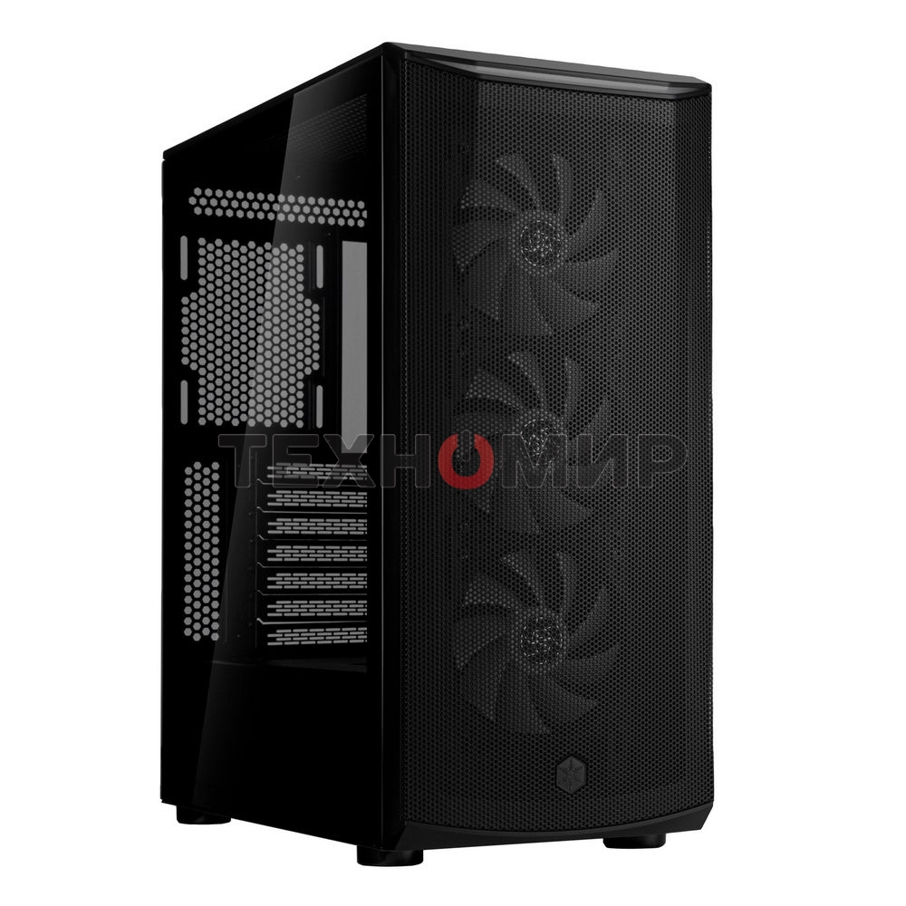 Компьютерный корпус Silverstone G41FA512ZBG0020 High airflow ATX mid-tower chassis with dual radiator support and ARGb lighting High airflow ATX mid-tower chassis with dual radiator support and ARGb lighting