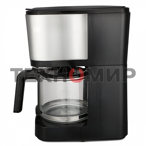 Кофеварка капельная BQ CM2007 стальной/черный, исп. кофе - молотый, 1.25 л, 750 Вт