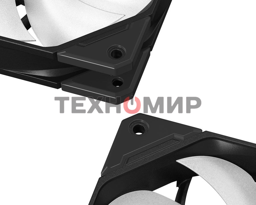 Вентилятор для корпуса ID-Cooling TF-12025-PRO-ARGb черный, 120 мм, 1800 об/мин, 35.2 дБ, 4 pin