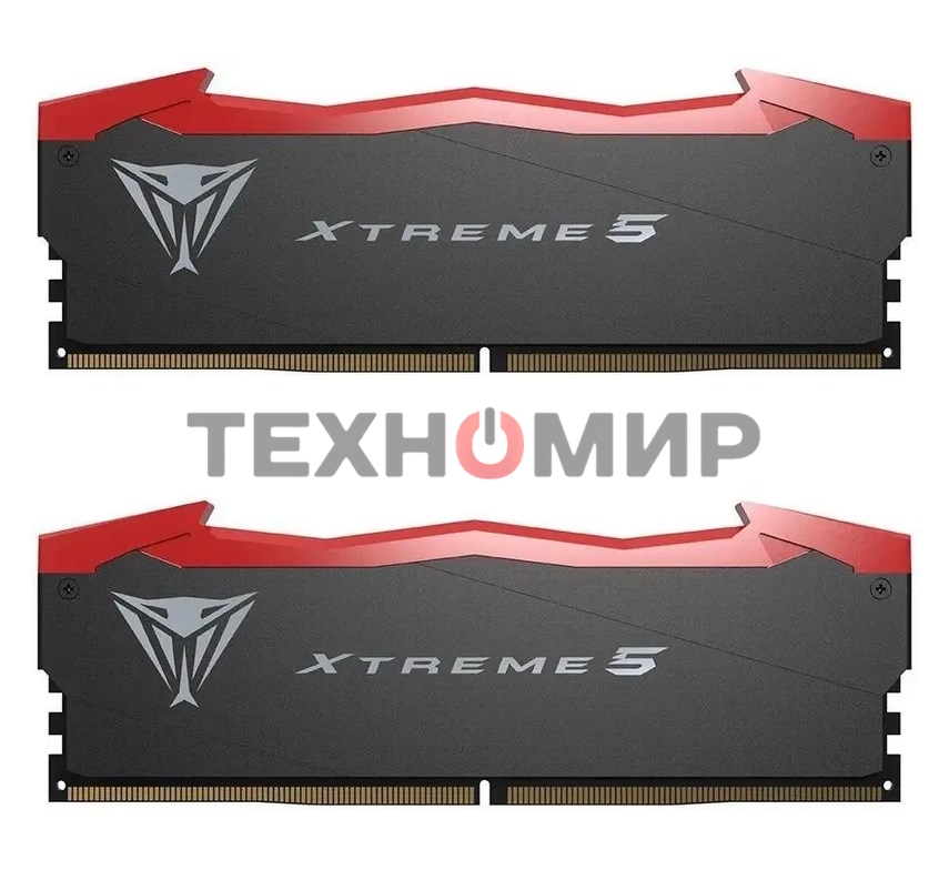 Оперативная память Patriot Viper Xtreme 5, DDR5, 32GB (2x16GB), 7600MHz, CL36, DIMM, с радиаторами, черный