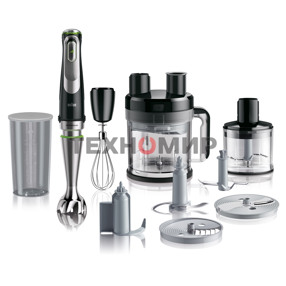 Блендер погружной Braun MQ9195XLI 1200 Вт, черный