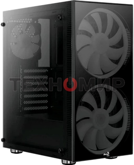 Компьютерный корпус Aerocool/Formula Python (3xUSB, 2xAudio, 0.5 мм,2x200 мм FAN, прозрачная стенка-закаленное стекло, ATX, без БП)