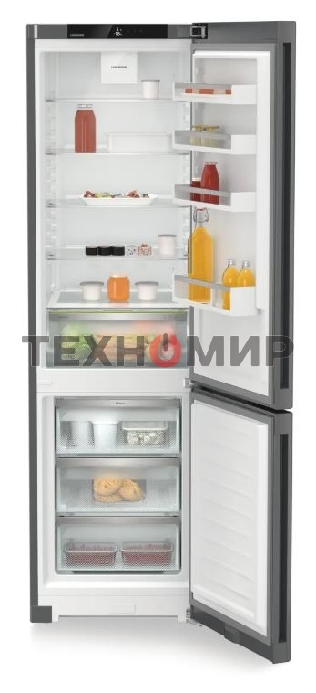 Холодильники Liebherr CNdgc 5703-20 001 Pure темно-серый двухкамерный 266/94л морозилка снизу, No Frost