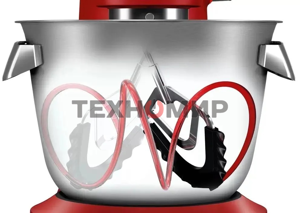 Кухонная машина Bosch MUM9A66R00 планетар.вращ. 1600Вт красный