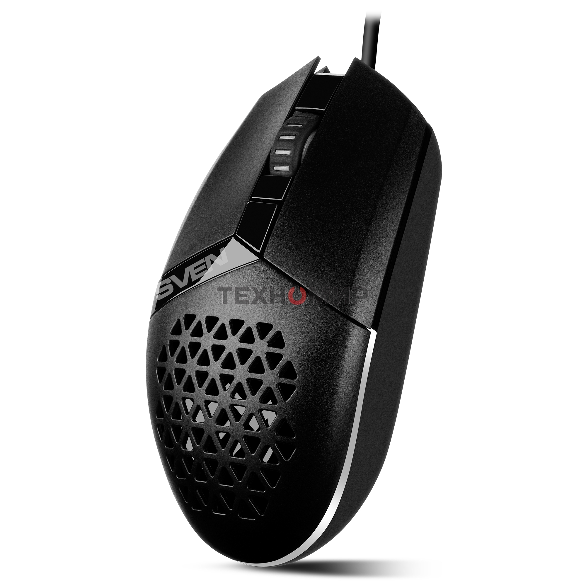 Мышь проводная SVEN RX-G735 черный, 4000 dpi, USB, кнопки - 6