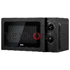 Микроволновая печь BBK 20MWS-747M/B черный, 20 л, 700 Вт, переключатели - поворотный механизм