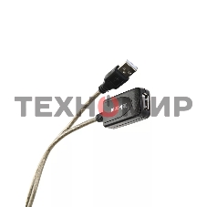 Кабель USB2.0-repeater, удлинительный активный Am-->Af 10м, Telecom