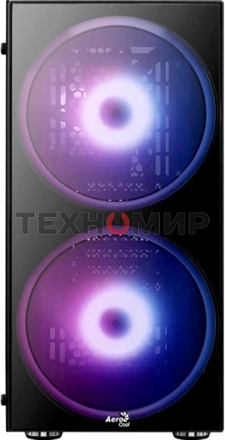 Компьютерный корпус Aerocool/Formula Python (3xUSB, 2xAudio, 0.5 мм,2x200 мм FAN, прозрачная стенка-закаленное стекло, ATX, без БП)