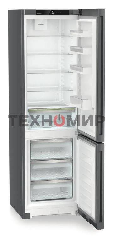 Холодильники Liebherr CNdgc 5703-20 001 Pure темно-серый двухкамерный 266/94л морозилка снизу, No Frost