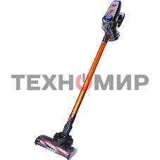 Пылесос вертикальный/ручной BQ VC1002H серый-золотой, питание от аккумулятора, 45 Вт, уборка сухая, пылесборник 0.7 л, работа от АКБ max 35 мин