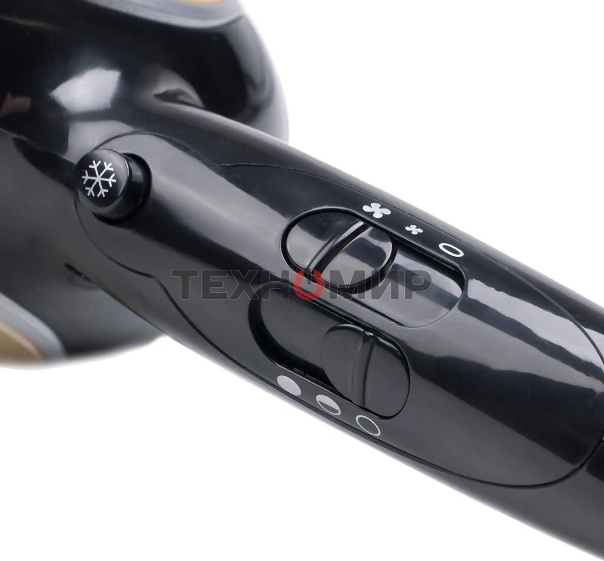 Фен Galaxy GL 4316 черный/золотистый, 2200 Вт