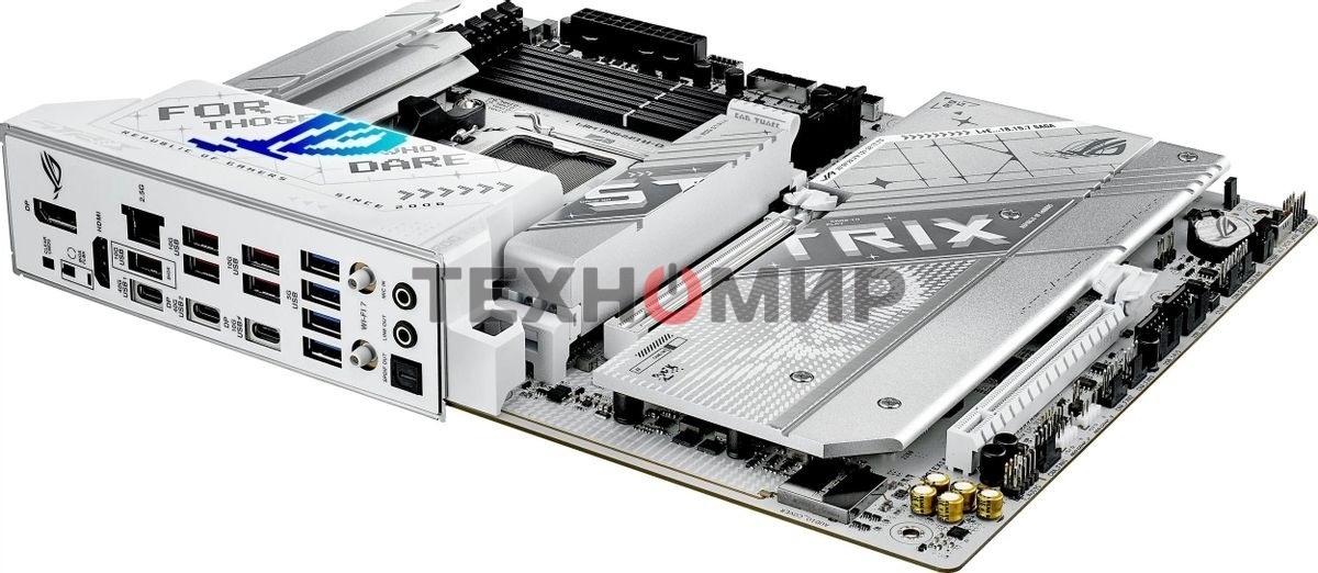 Материнская плата ASUS ROG STRIX X870-A GAMING WIFI, AM5, AMD X870, 4xDDR5, 2xSATA, 4xM.2, 1xPCI-E 4.0 x4, 1xPCI-E 5.0 x16, 1xHDMI, 1xDP, 1x 2.5Gb LAN, 4xUSB-A 3.2 Gen 1, 5xUSB-A 3.2 Gen 2, 1xUSB-C 3.2 Gen 2, 2xUSB4, 2x3.5 мм, 7.1, ATX