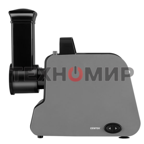 Мясорубка электрическая Centek CT-1627 серый, 2000 Вт, 2.0 кг/мин, реверс, защита от перегрузки, насадки - 7