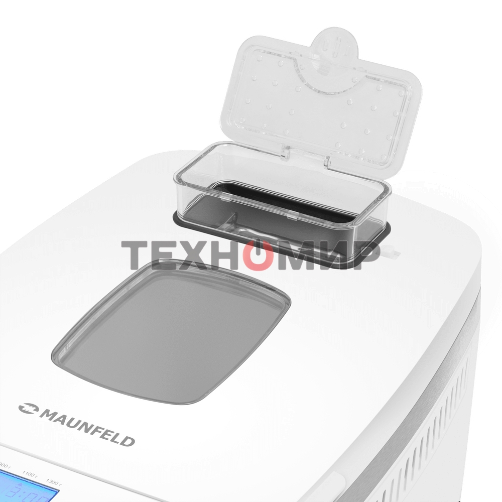 Хлебопечка Maunfeld MBM-1300DPW белый, 850 Вт, 14 программ