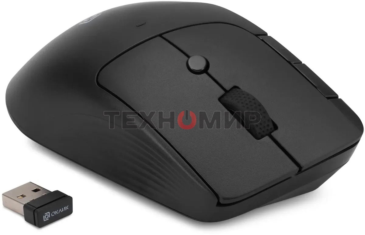 Мышь беспроводная Oklick 780GW черный, 3200 dpi, радиоканал, USB, кнопки - 6