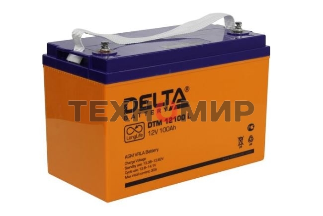 Батарея для ИБП Delta DTM 12100 L 12В 100А·ч