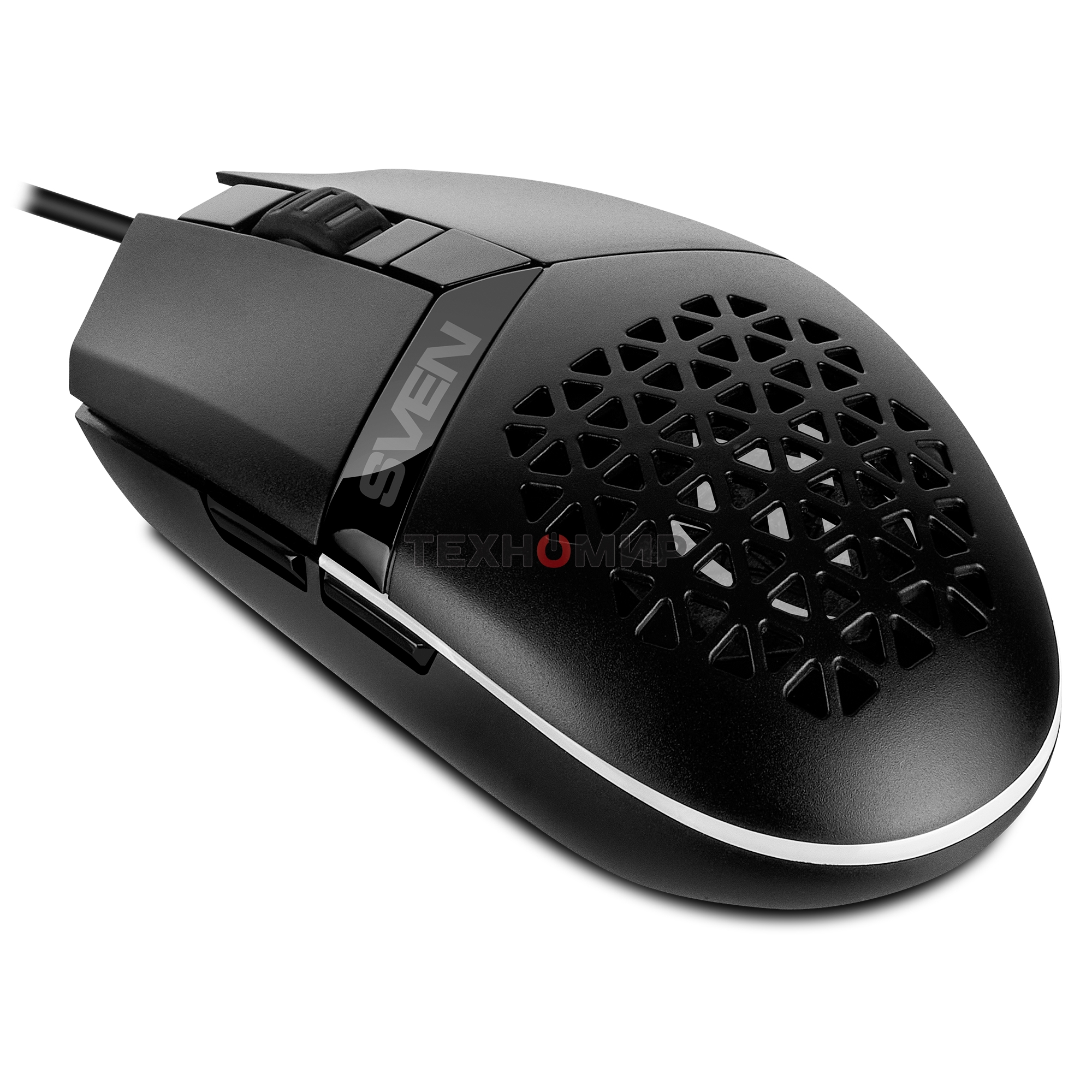 Мышь проводная SVEN RX-G735 черный, 4000 dpi, USB, кнопки - 6
