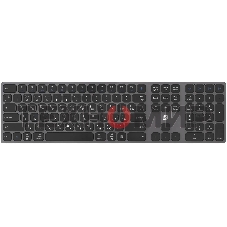 Клавиатура Oklick K867W беспроводная, Bluetooth, радиоканал, серый