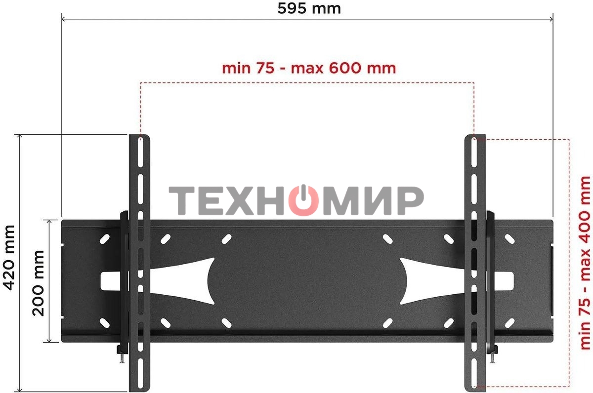 Кронштейн для телевизора Holder PTS-4006 черный 32