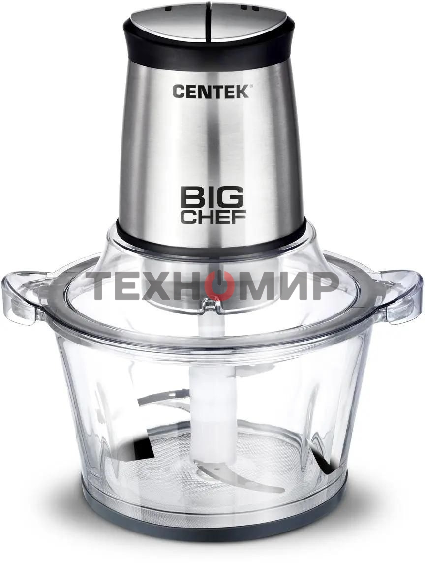 Измельчитель Centek CT-1394, стационарный, серебристый