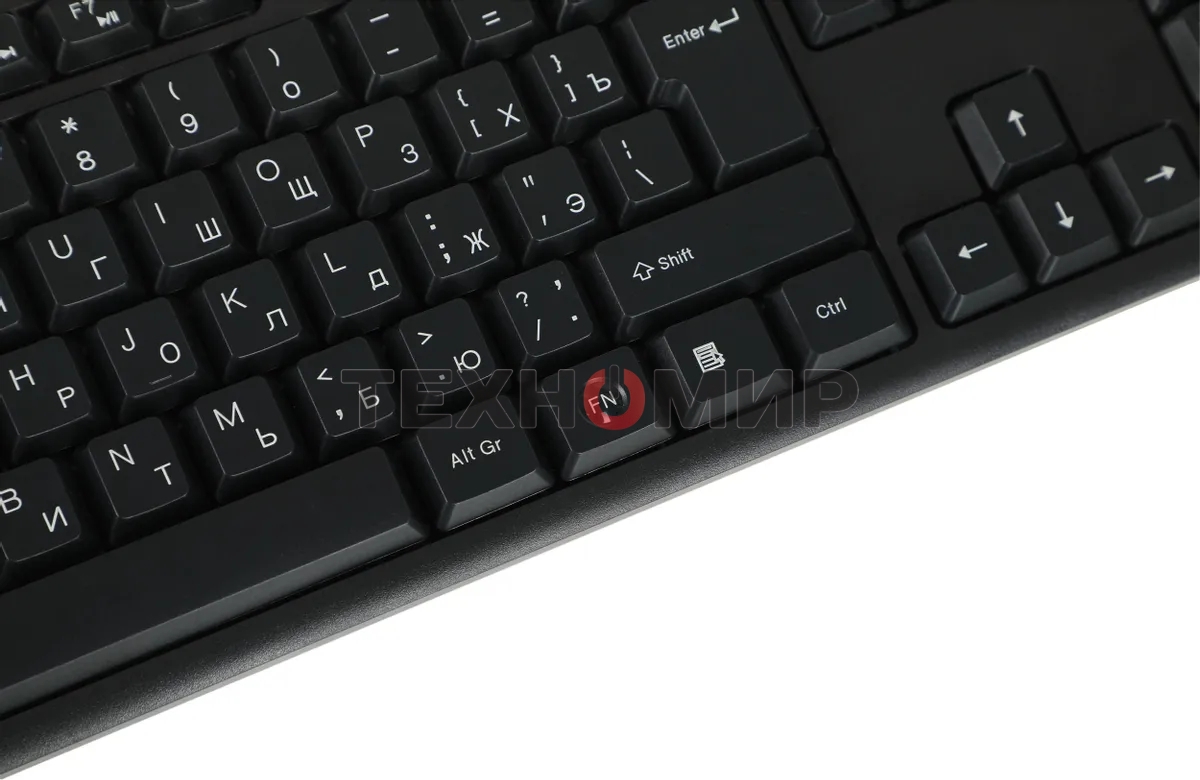 Клавиатура проводная A4Tech KR-3, USB, черный