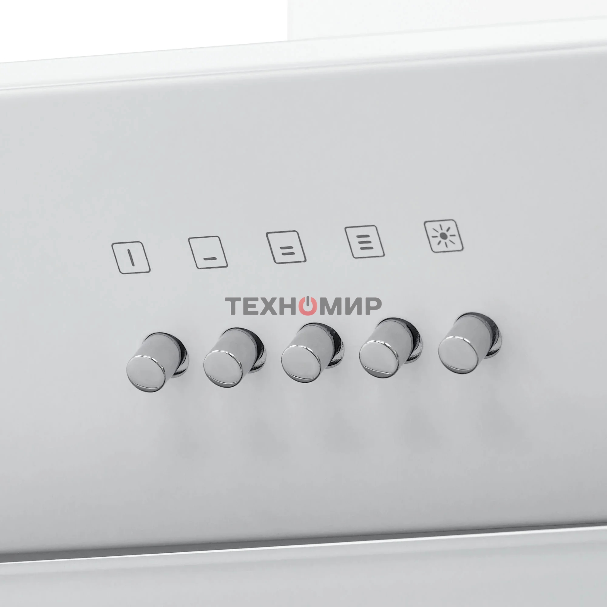 Вытяжка наклонная KRONA Vierkant 600 белый PB белый, 60 см, 890 куб. м/ч, 68 дБ