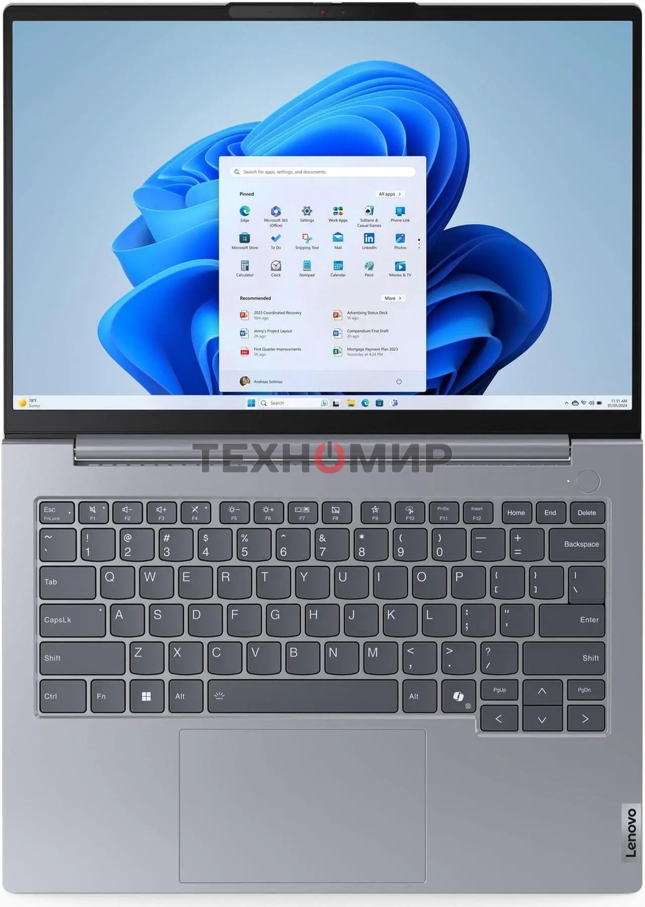 Ноутбук Lenovo Thinkbook 14 G7 IML Core Ultra 7 155H 16Gb SSD512Gb Intel Arc 14