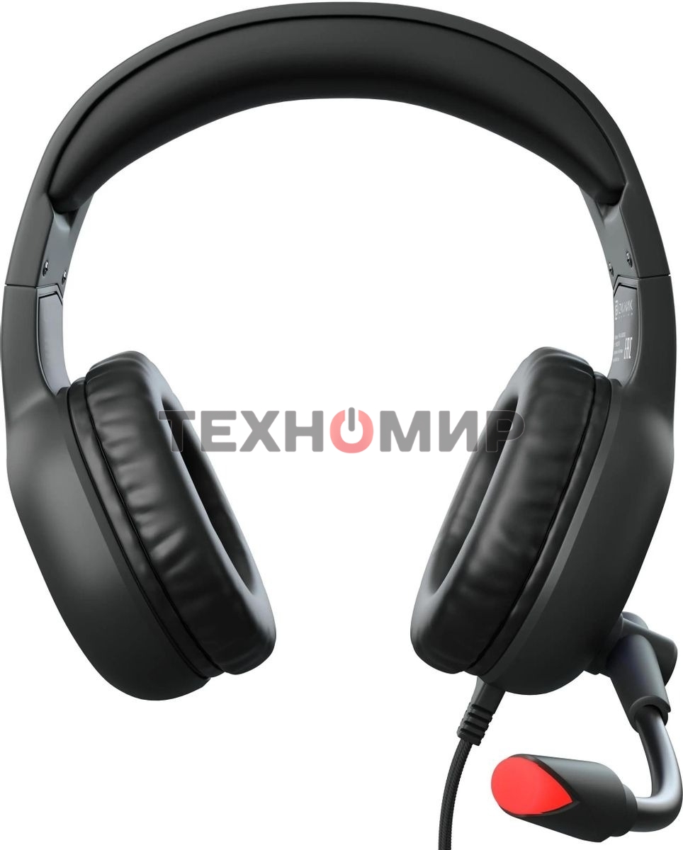 Наушники с микрофоном Oklick HS-L930G SNORTER черный/синий 2м мониторные USB оголовье (HS-L930G)