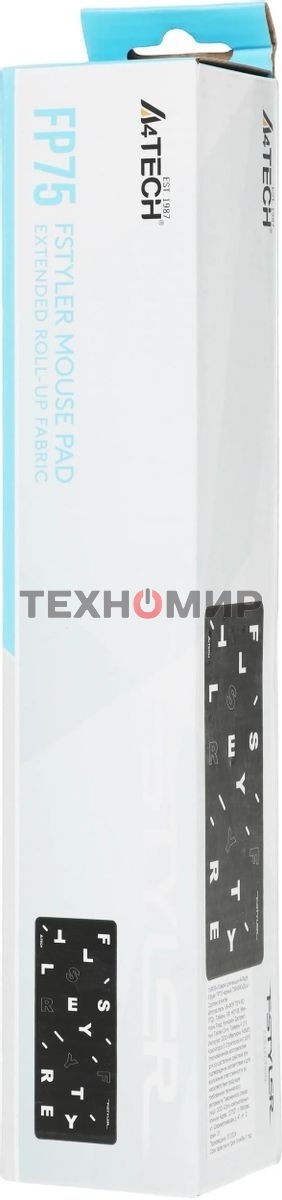 Коврик для мыши A4Tech FStyler FP75 черный/белый 750x300x2мм
