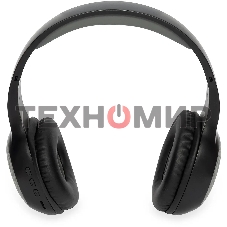 Гарнитура накладные Digma BT-15 черный/серый беспроводные bluetooth оголовье