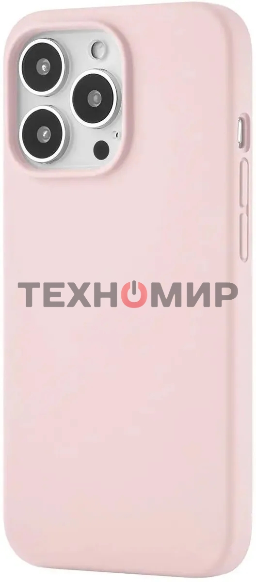 Чехол (клип-кейс) uBear для Apple iPhone 13 Pro Touch Case светло-розовый (CS105LR61PTH-I21)
