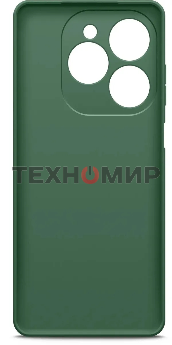 Чехол (клип-кейс) BoraSCO для Tecno Spark 20/20C/Go 2024/Pop 8 Microfiber Case зеленый опал
