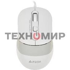 Мышь проводная A4Tech Fstyler FM10 белый/серый, 1600 dpi, USB, кнопки - 4